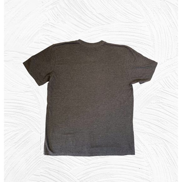 Nike XL Regular Fit T Shirt, Grey, Athletic style logo front. - Picture 2 of 4